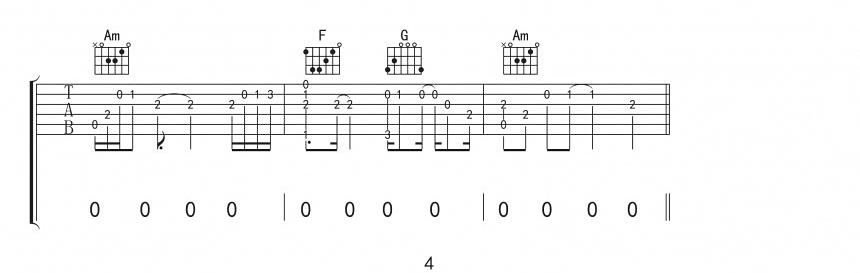 牵丝戏吉他谱4-银临