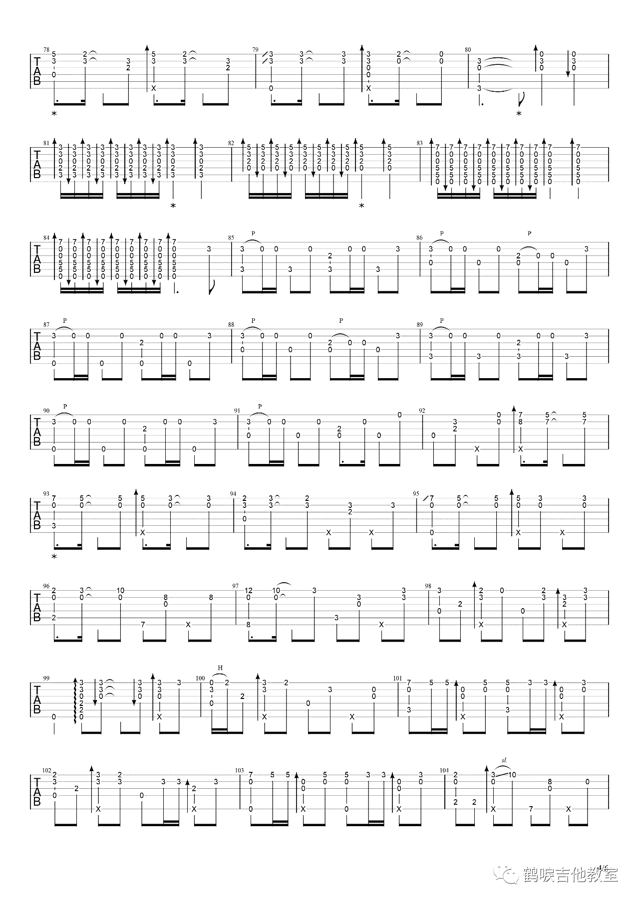 Unravel指弹吉他谱4-Eddie